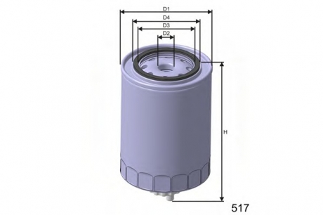 Топливный фильтр MISFAT M350 (фото 1)
