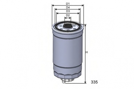 Топливный фильтр MISFAT M351 (фото 1)