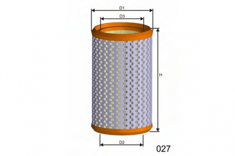 Воздушный фильтр MISFAT R232 (фото 1)