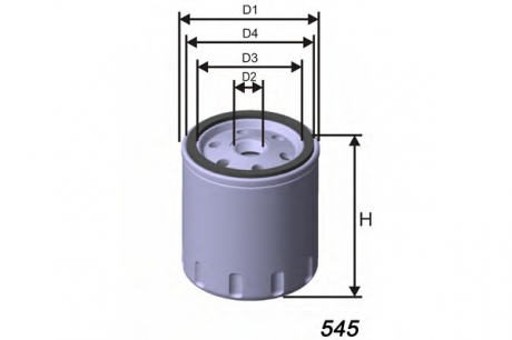 Масляный фильтр MISFAT Z130A (фото 1)