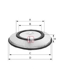 Фільтр повітряний S 2720 A SOFIMA S2720A (фото 1)