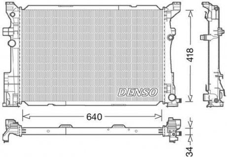 Теплообменник DENSO DRM17054 (фото 1)