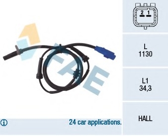 Датчик ABS Citroen FAE 78034 (фото 1)