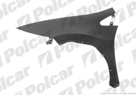 Крило переднє ліве Honda Civic (HB), 2005- Polcar 382901 (фото 1)