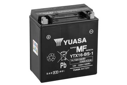 Аккумулятор YUASA YTX16-BS-1 (фото 1)