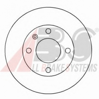 Тормозной диск A.B.S. A.B.S. 15771 (фото 1)