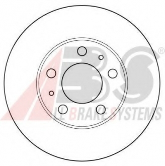 Гальмівний диск перед. Boxer/Ducato/Jumper (06-21) A.B.S. 16291 (фото 1)