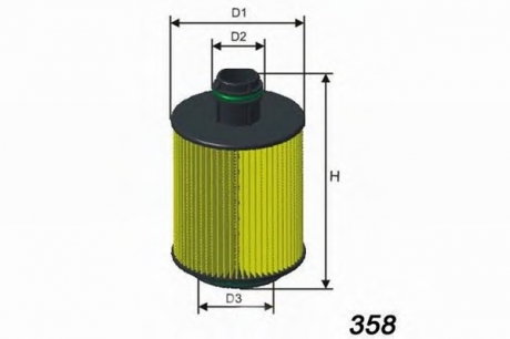 Масляный фильтр MISFAT L061 (фото 1)