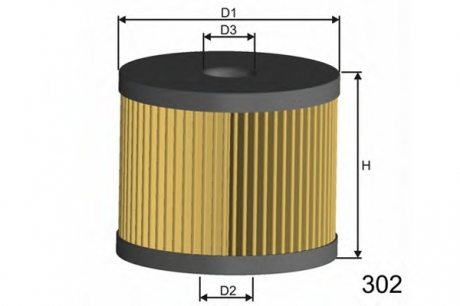 Масляный фильтр MISFAT L108 (фото 1)
