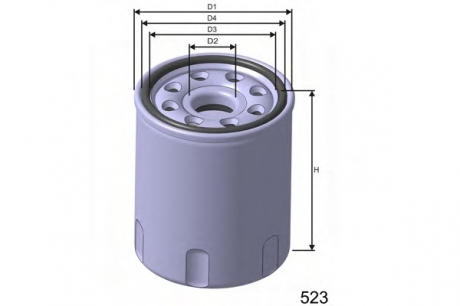 Масляный фильтр MISFAT Z255 (фото 1)