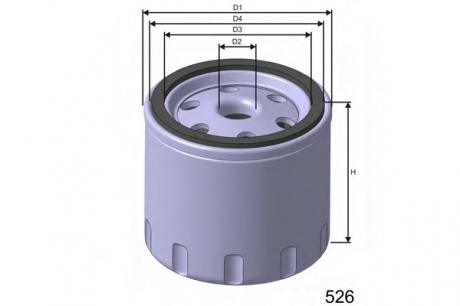 Масляный фильтр MISFAT Z299 (фото 1)