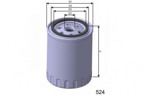 Масляный фильтр MISFAT Z417 (фото 1)