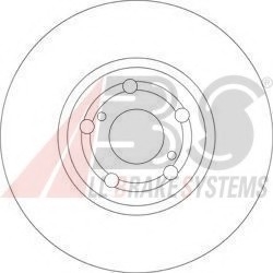 Гальмівний диск пер. Avensis 03-08 A.B.S. 17511 (фото 1)