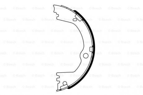 Гальмівні колодки барабанні BOSCH 0986487939 (фото 1)