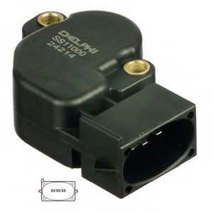 Датчик положения дросельной заслонки SS11000-12B1 Delphi SS1100012B1 (фото 1)