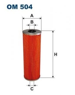 Фильтр масла FILTRON OM 504 (фото 1)