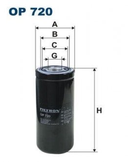 Фильтр масла FILTRON OP 720 (фото 1)