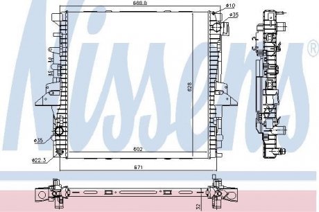 Теплообменник NISSENS 64333 (фото 1)