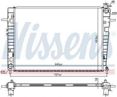 Теплообменник NISSENS 67618 (фото 1)