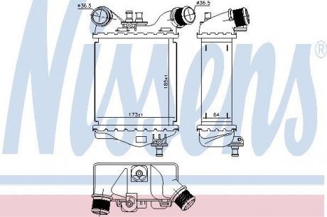Теплообменник NISSENS 96168 (фото 1)