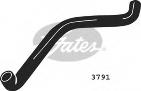 Шланг радиатора Gates 3791 (фото 1)