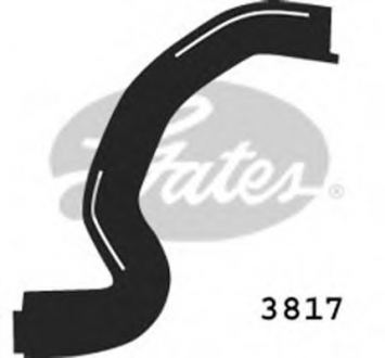 Шланг радиатора Gates 3817 (фото 1)