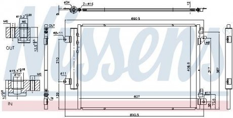 Конденсатор NISSENS 940676 (фото 1)