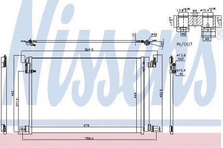 Конденсатор NISSENS 940685 (фото 1)