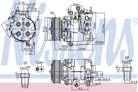 Компрессор NISSENS 890167 (фото 1)