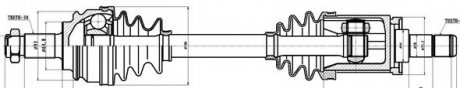 Піввісь переднього моста GSP 205029 (фото 1)