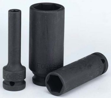 Головка ударная глубокая 1/2" 6гр, 24мм, L85мм. FORCE 4458524 (фото 1)