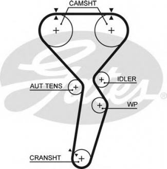 Ремінь ГРМ Gates 5585XS (фото 1)