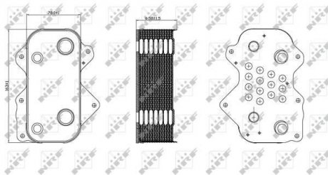 Теплообменник NRF 31259 (фото 1)