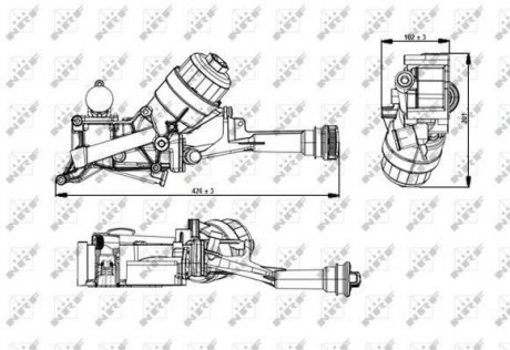 Радіатор мастила NRF 31349 (фото 1)