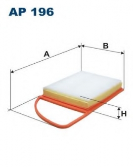 Фільтр повітря FILTRON AP196/2 (фото 1)
