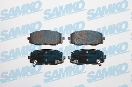 Гальмівні колодки, дискове гальмо (набір) SAMKO 5SP1220 (фото 1)