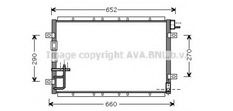 Конденсатор, кондиционер AVA COOLING KA 5030 (фото 1)