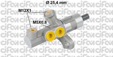 Головний гальмівний циліндр Insignia A 08-/ Astra J 09-/Cruze 09-(D1=25,4mm)(ATE) CIFAM 202-811 (фото 1)
