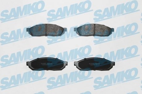 Гальмівні колодки, дискове гальмо (набір) SAMKO 5SP245 (фото 1)