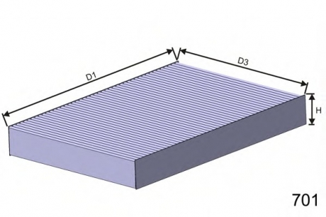 Фильтр MISFAT HB252C (фото 1)