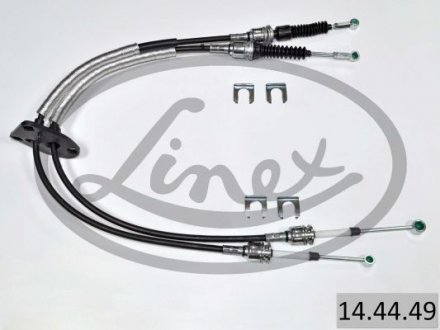 Трос перемикання передач лів/прав IVECO DAILY IV 2.3D/3.0CNG/3.0D 05.06-08.11. LINEX 144449 (фото 1)