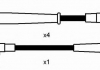 Дроти запалювання NGK RCRN637 (фото 2)