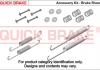 Комплект пружинок 105-0021 QUICK BRAKE 1050021 (фото 1)