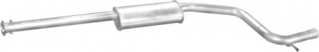 Резонатор (средняя часть) алюминизированная сталь Ford Mondeo 2.0 DCi (01-04) (08.595) POLMOSTROW 08595 (фото 1)
