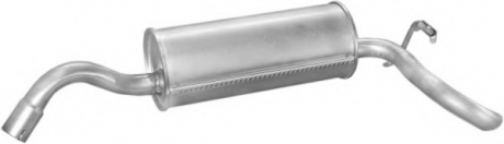 Глушитель (задняя часть) алюминизированная сталь Ford Escort 1.4, 1.6 HB (08.51) POLMOSTROW 0851 (фото 1)