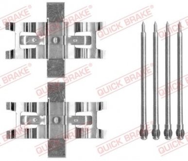 Р/к дискових гальм. колодок 109-1805 QUICK BRAKE 1091805 (фото 1)