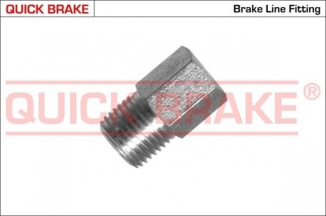 Koёcєwka przewodu hamulc. 5mm 7/16x24UNF/5mm/11x21 QUICK BRAKE PA50 (фото 1)