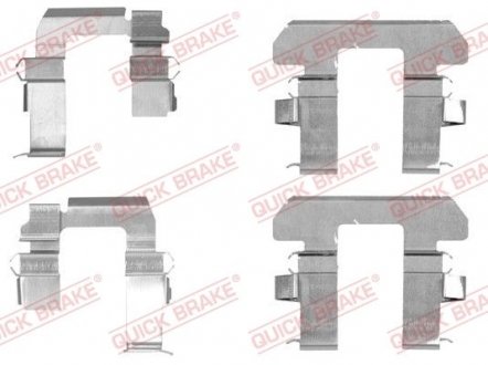 Комплектующие, колодки дискового тормоза (109-1763) QUICK BRAKE 1091763 (фото 1)