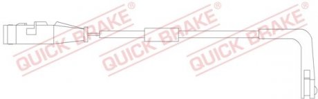 Датчик износа дисковых тормозных колодок QUICK BRAKE WS0252A (фото 1)