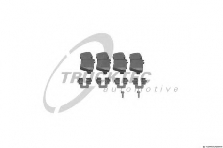 Комплект тормозных колодок, дисковый тормоз TRUCKTEC 0235148 (фото 1)